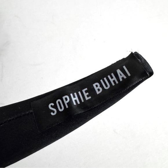 Sophie Buhai Classic Puffy Headband in Black main image 6